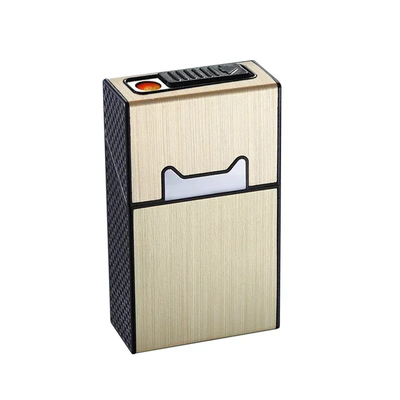 Cigarette Case with Electric Lighter (Rechargeable)