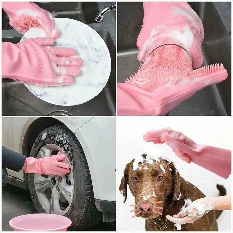 Magic Washing Gloves/ Silicon Washing Gloves