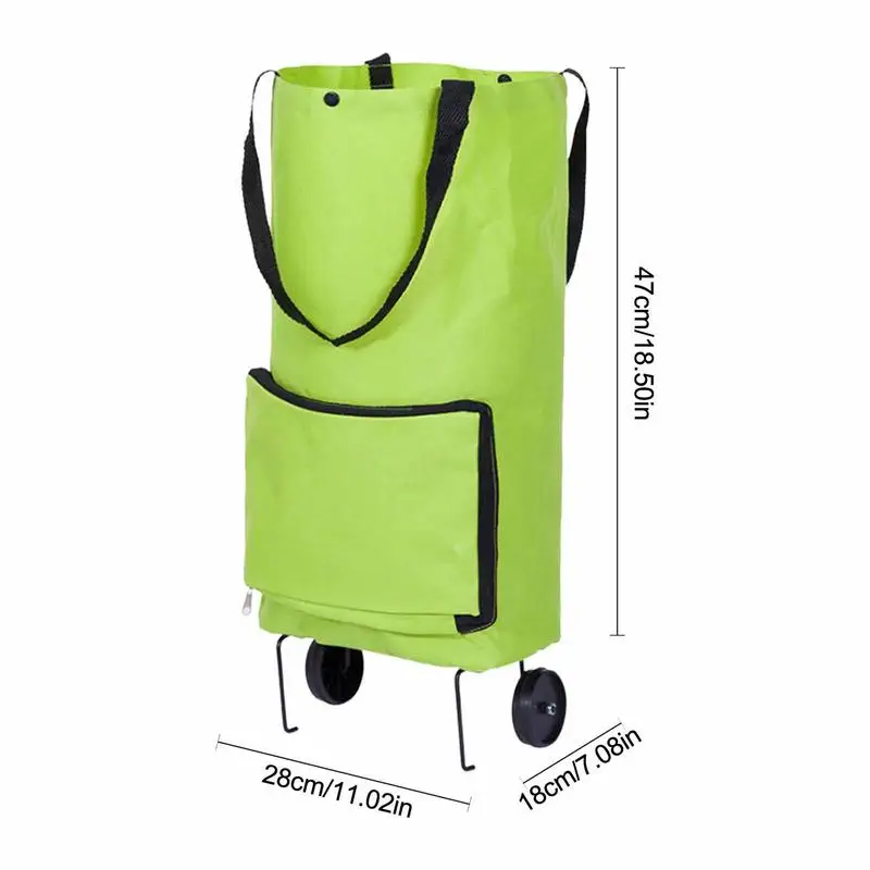 Foldable Shopping Bag (With Wheels)